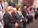 The bench of honorary guests